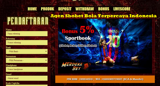 Agen Sbobet Bola Terpercaya Indonesia