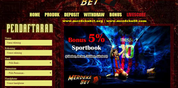 Merdekabet Agen Daftar Judi Online