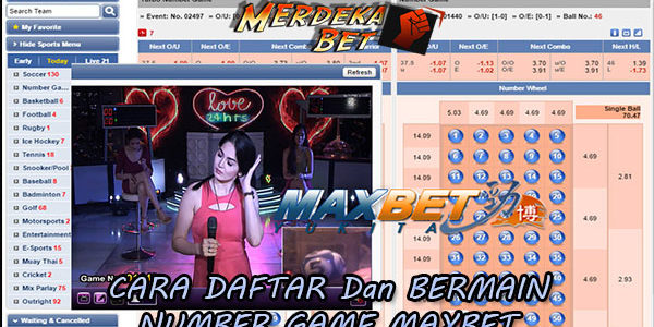 Cara Daftar Bermain Number Game Maxbet