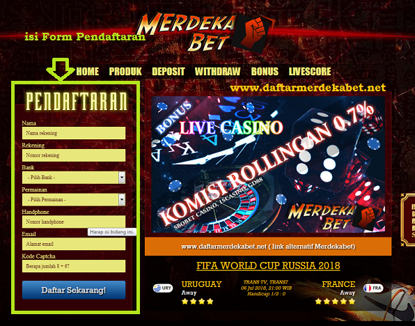 cara daftar sbobet mobile