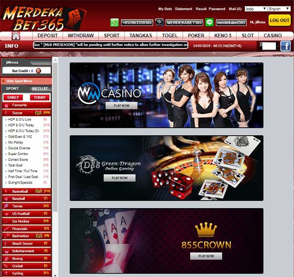 Agen WM Casino Terpercaya